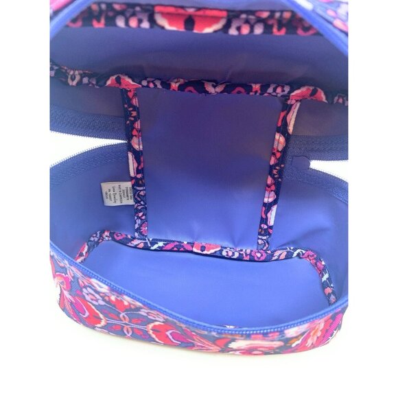 Vera Bradley Magenta Medallion Small Travel Cosmetic Case - Picture 5 of 5